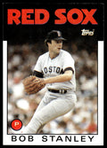 1986 Topps Baseball Card Bob Stanley Boston Red Sox #785