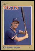1988 Grand Slam Baseball Card Kyle Hartshorn A Jackson Mets #6