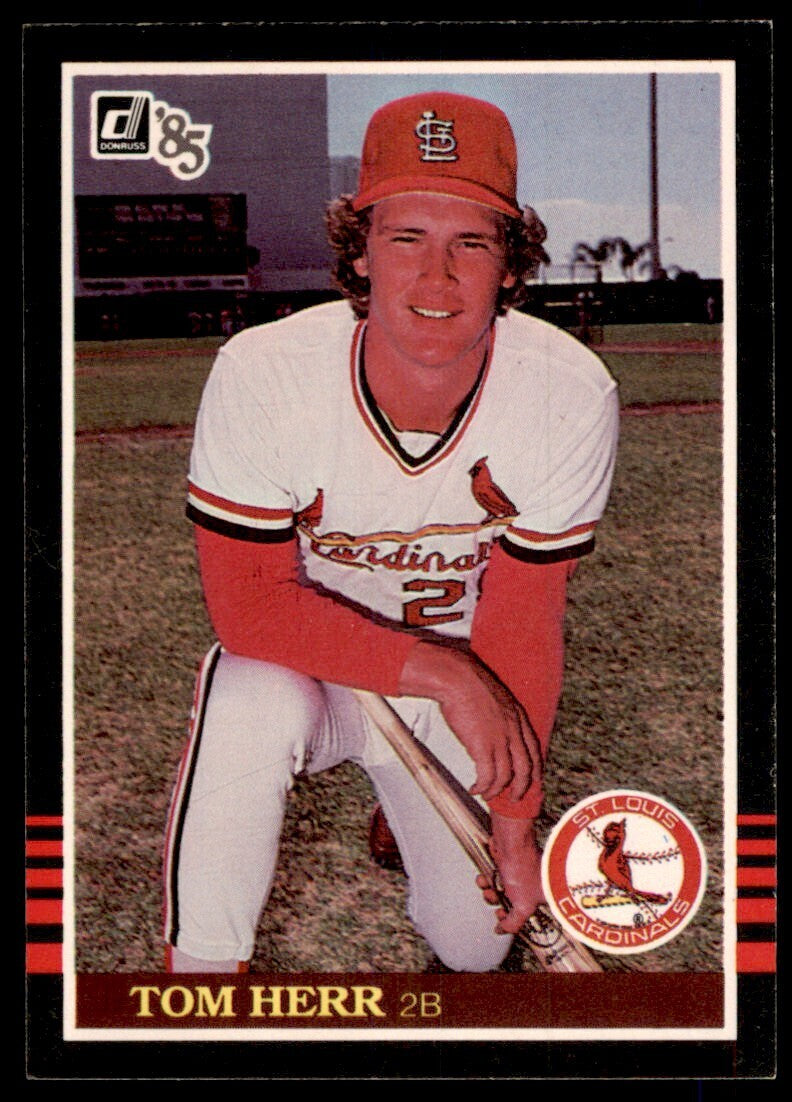 1985 Donruss Tom Herr Baseball Cards #425