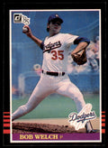 1985 Donruss Bob Welch Baseball Cards #372