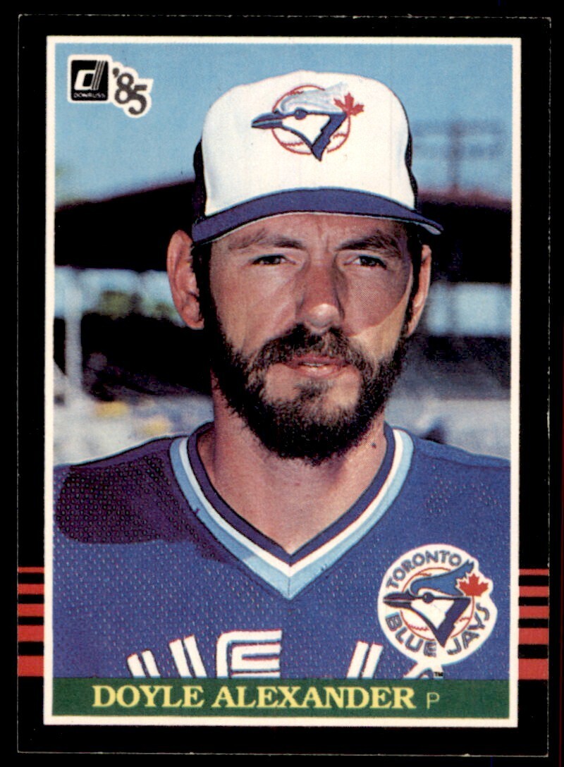 1985 Donruss Doyle Alexander Baseball Cards #561