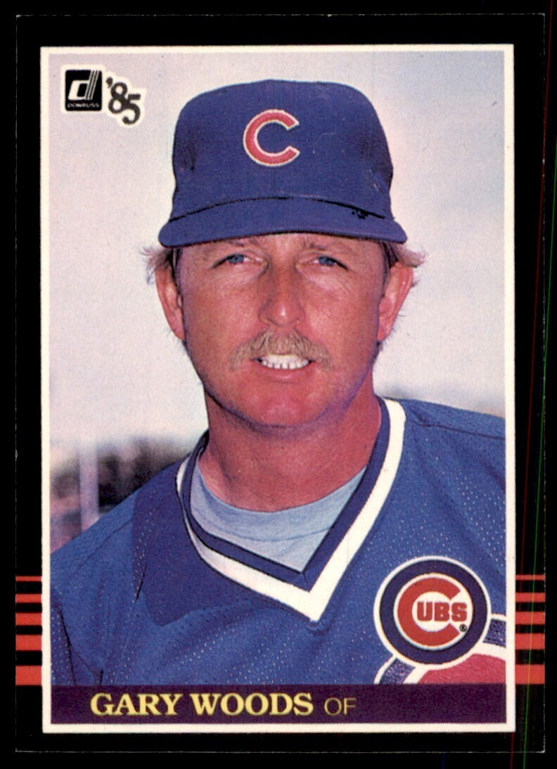 1985 Donruss Gary Woods Baseball Cards #555