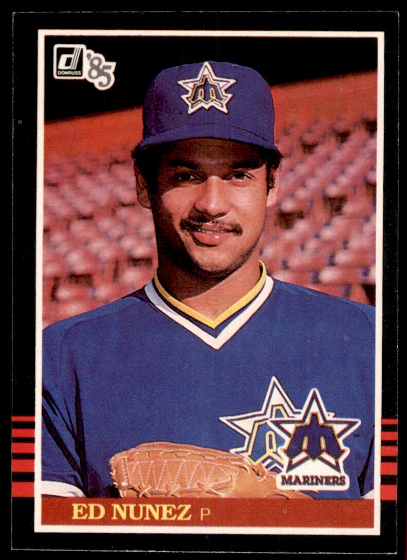 1985 Donruss Ed Nunez Baseball Cards #484