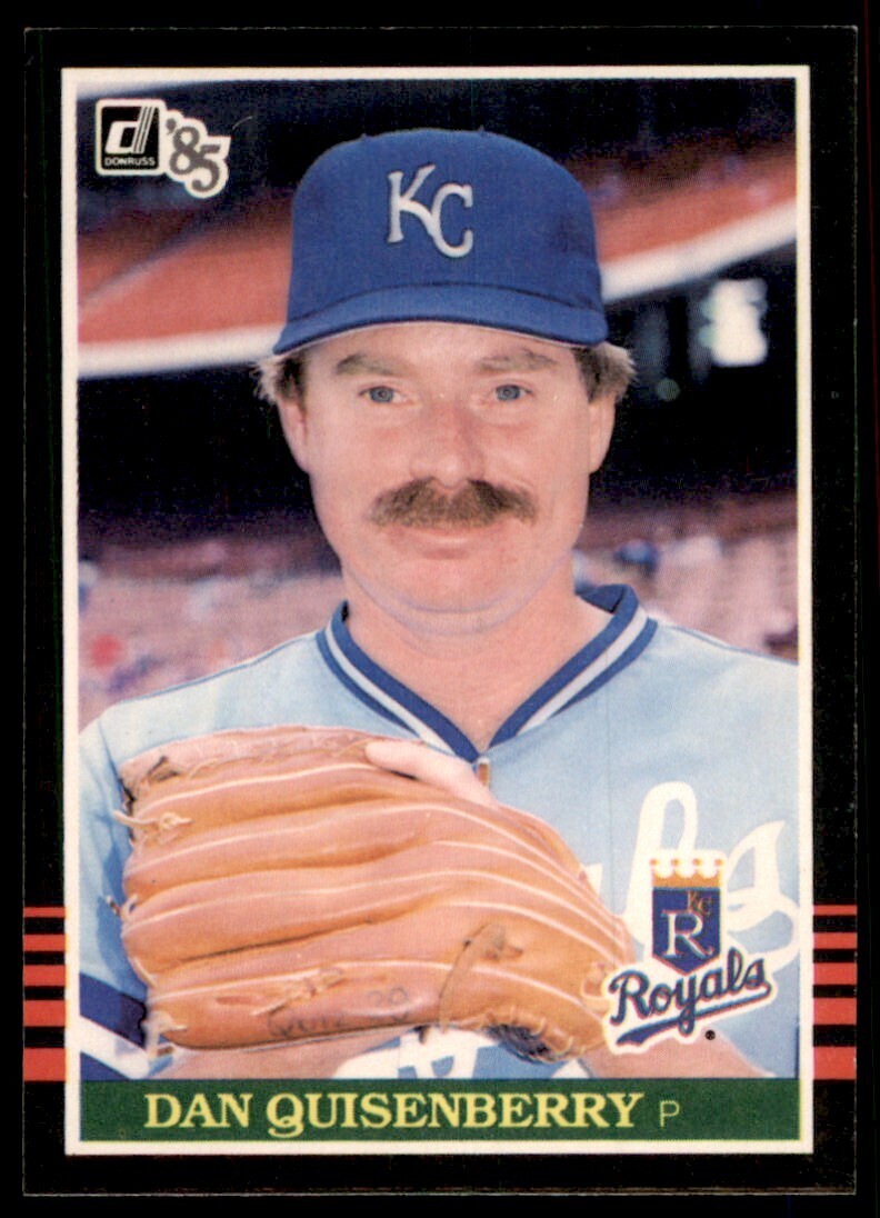 1985 Donruss Dan Quisenberry Baseball Cards #95
