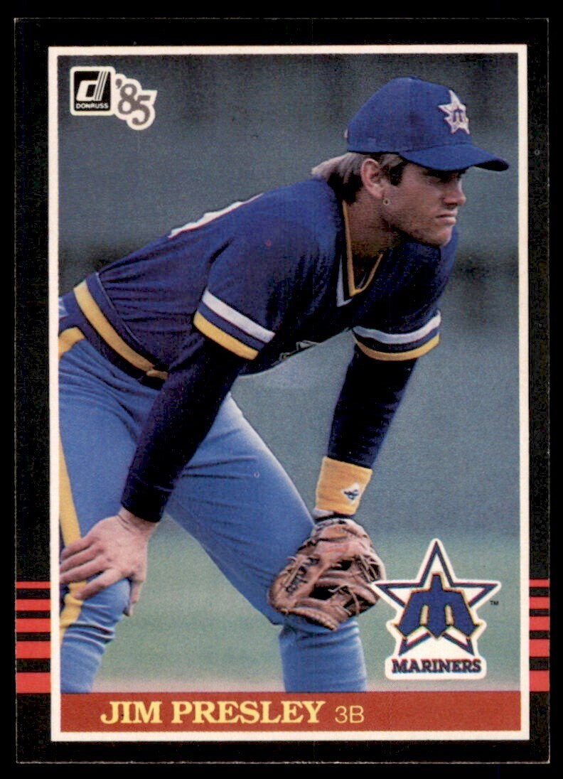 1985 Donruss Jim Presley Baseball Cards #240