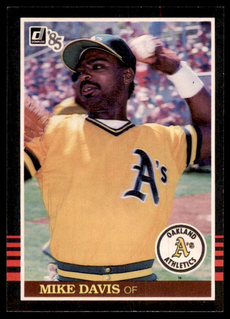 1985 Donruss Mike Davis Baseball Cards #223