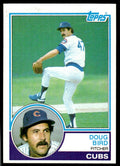 1983 Topps Baseball Card Doug Bird Chicago Cubs #759