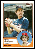 1983 Topps Baseball Card Pete Redfern Minnesota Twins #559
