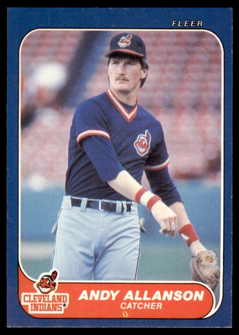 1986 Fleer Update Andy Allanson Baseball Cards #U-2