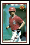 1989 Bowman Baseball Card Milt Thompson St. Louis Cardinals #441