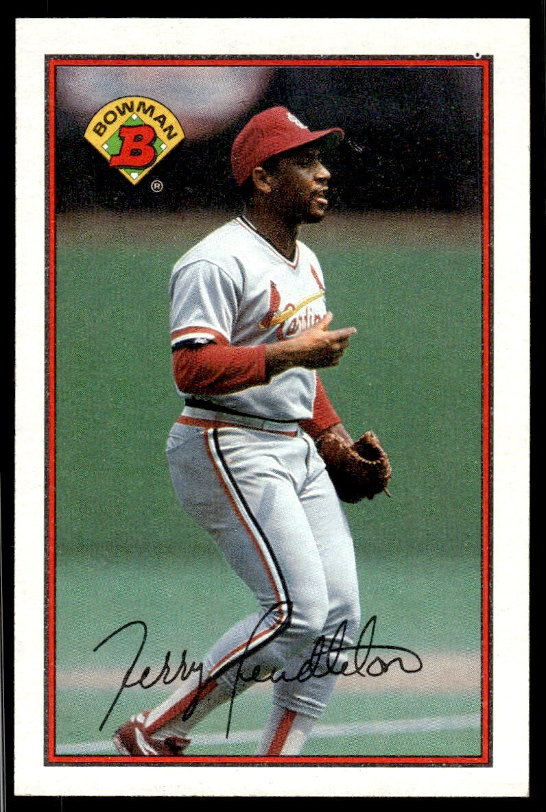 1989 Bowman Baseball Card Terry Pendleton St. Louis Cardinals #437