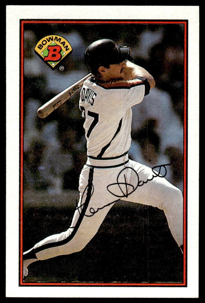 1989 Bowman Baseball Card Glenn Davis A Houston Astros #331