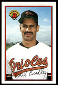 1989 Bowman Baseball Card Phil Bradley Baltimore Orioles #17