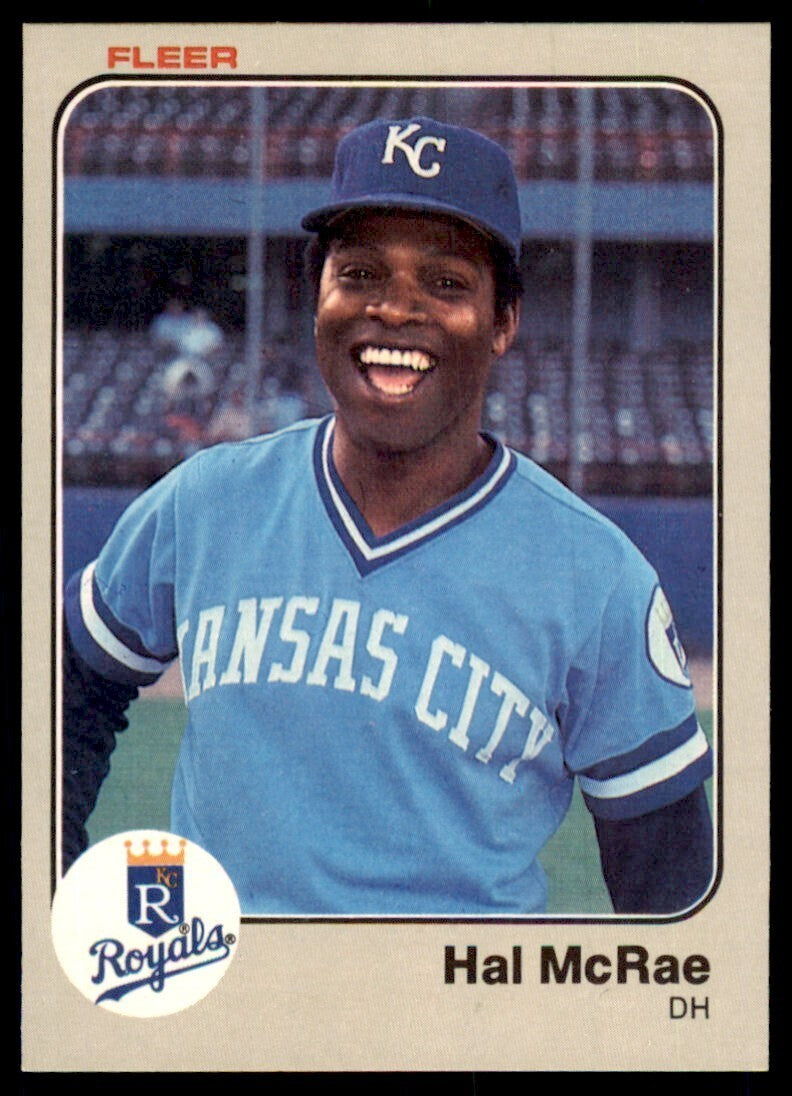 1983 Fleer Hal McRae Baseball Cards #119