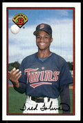 1989 Bowman Baseball Card Fred Toliver A Minnesota Twins #147
