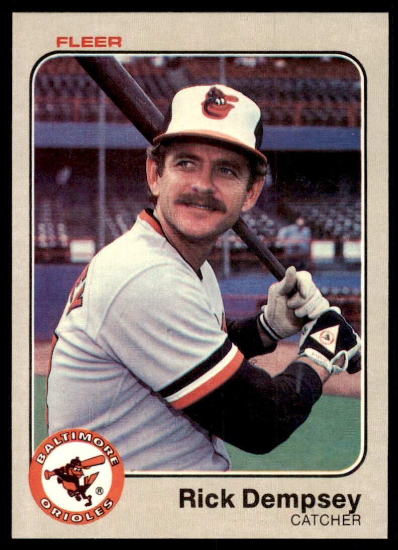 1983 Fleer Rick Dempsey Baseball Cards #58