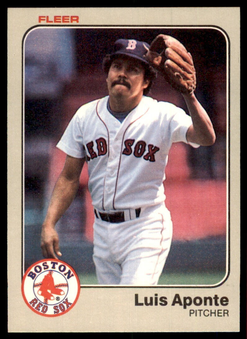 1983 Fleer Luis Aponte Baseball Cards #178