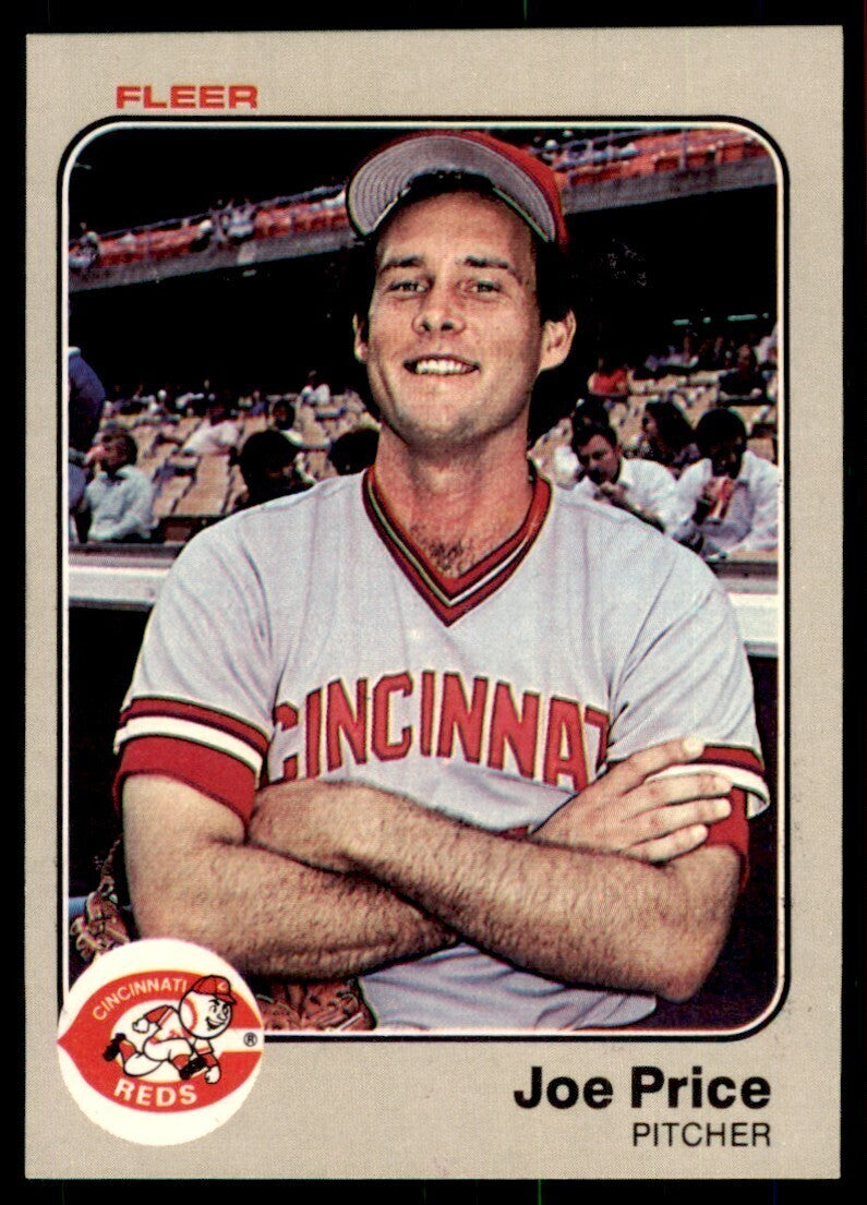 1983 Fleer Joe Price Baseball Cards #600