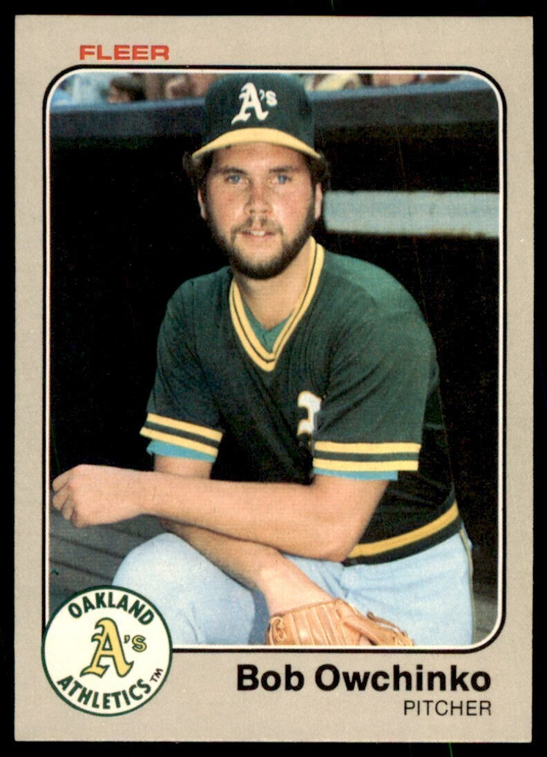 1983 Fleer Bob Owchinko Baseball Cards #531