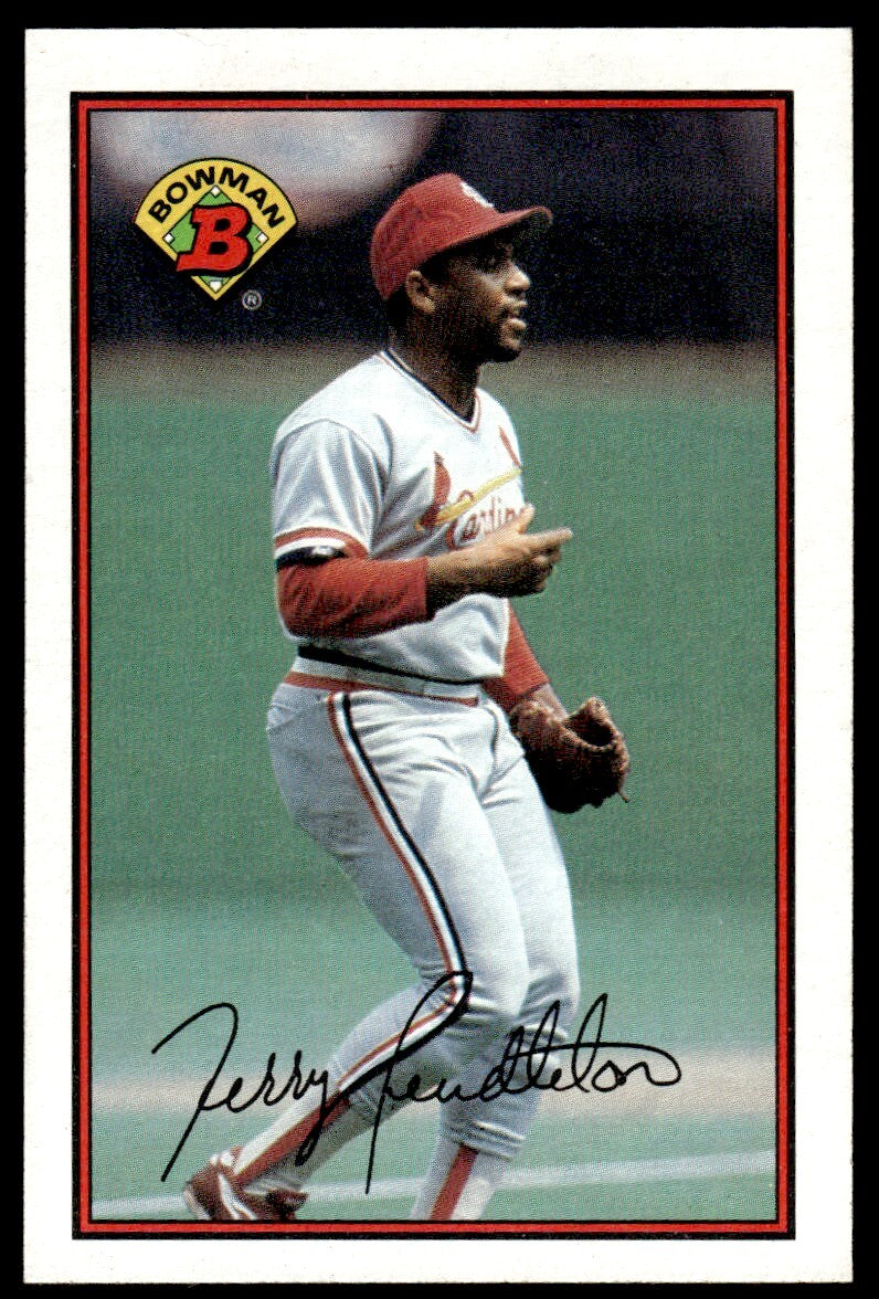 1989 Bowman Baseball Card Terry Pendleton A St. Louis Cardinals #437