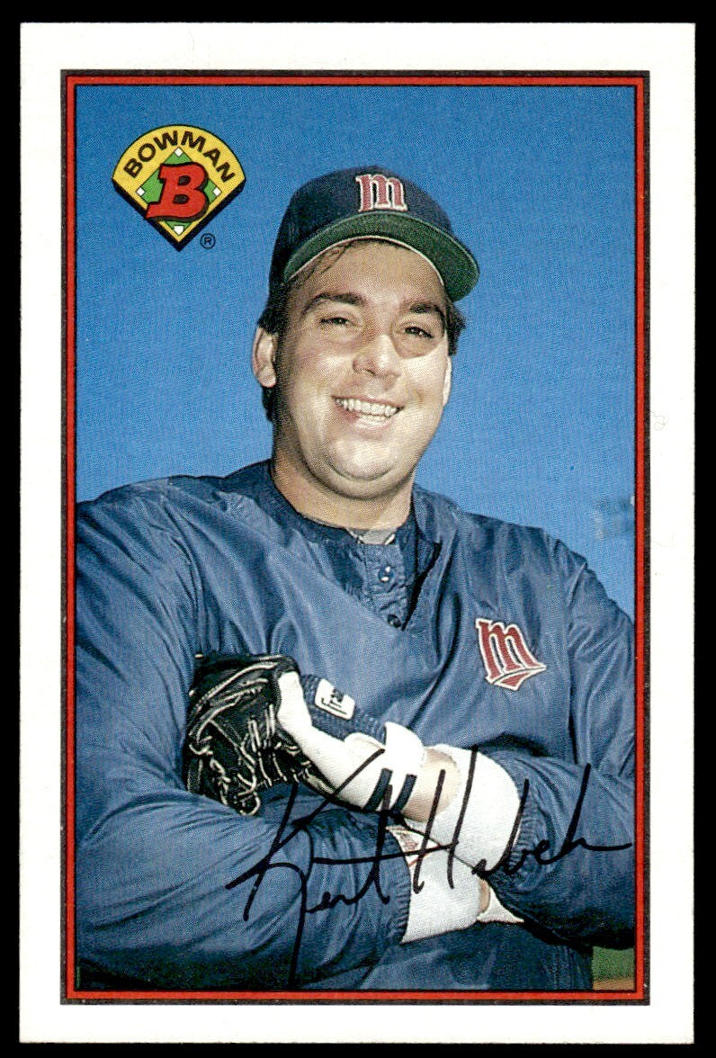 1989 Bowman Baseball Card Kent Hrbek #157