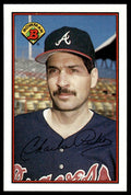 1989 Bowman Baseball Card Charlie Puleo B Atlanta Braves #263