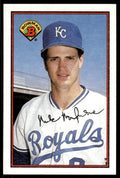 1989 Bowman Baseball Card Mike Macfarlane Rookie Kansas City Royals #118
