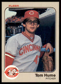 1983 Fleer Tom Hume Baseball Cards #593