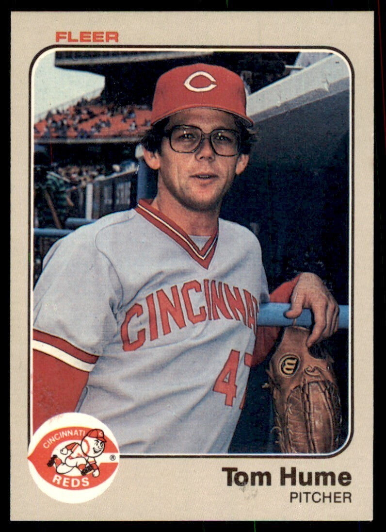 1983 Fleer Tom Hume Baseball Cards #593