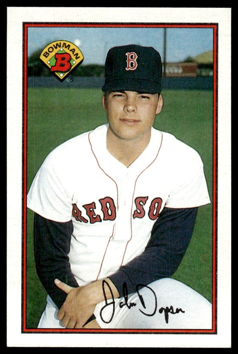 1989 Bowman Baseball Card John Dopson AA Boston Red Sox #24