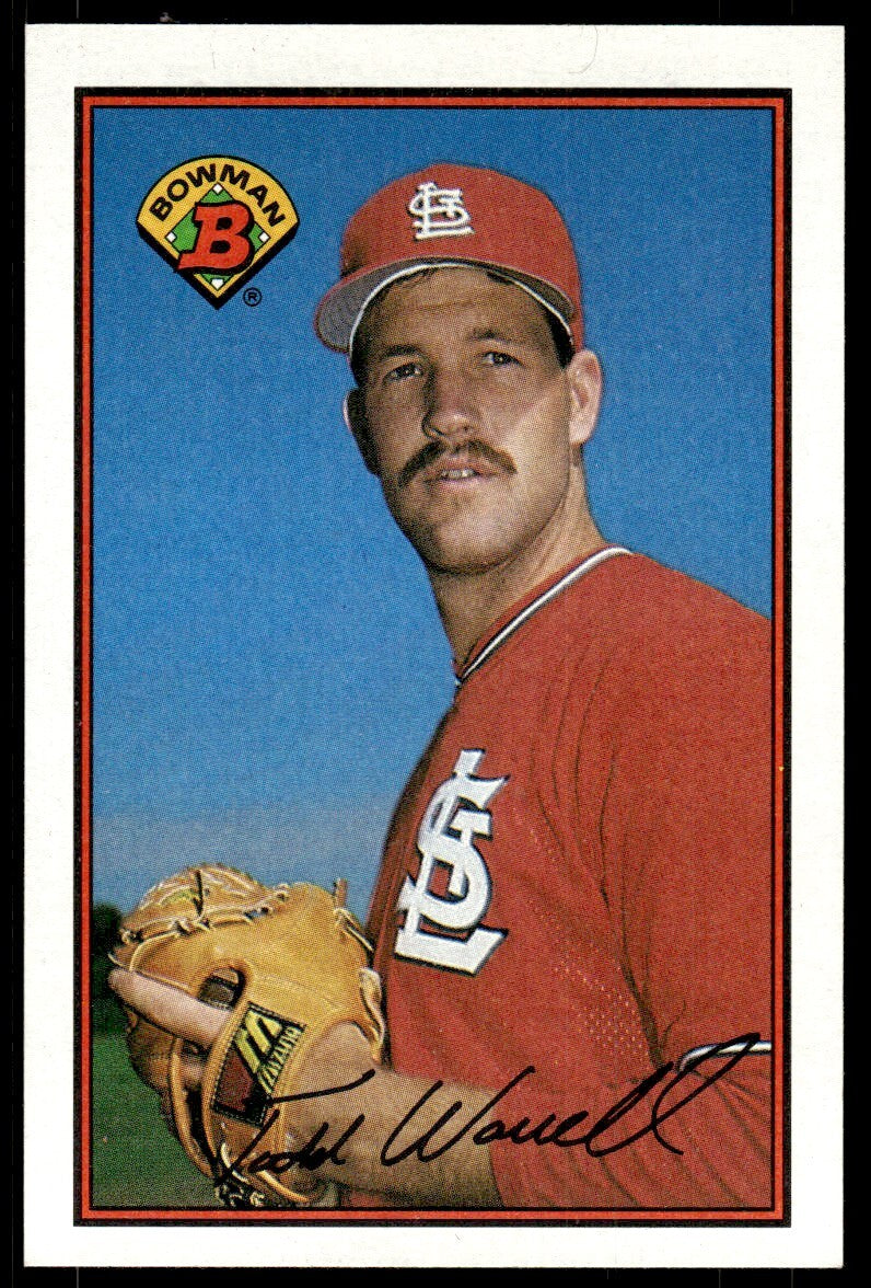 1989 Bowman Baseball Card Todd Worrell AA St. Louis Cardinals #429