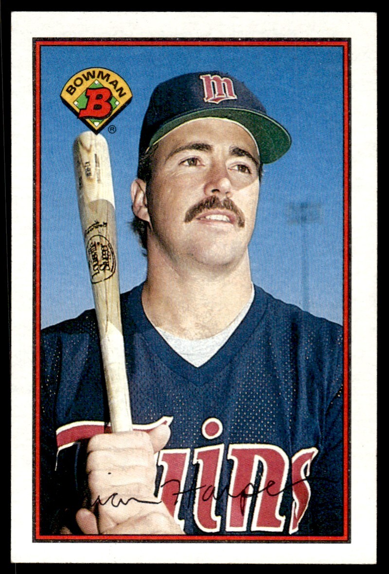 1989 Bowman Baseball Card Brian Harper Minnesota Twins #155