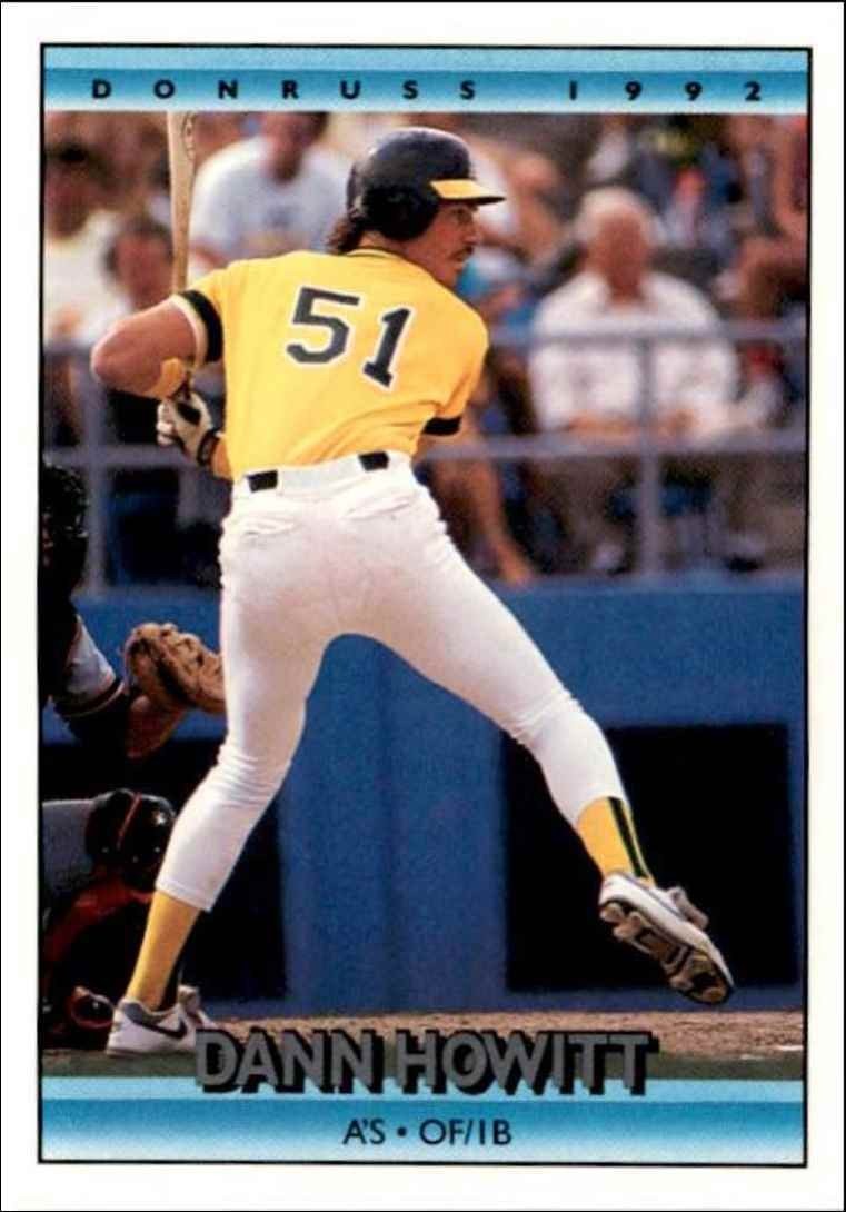 1992 Donruss Dann Howitt Oakland Athletics #751