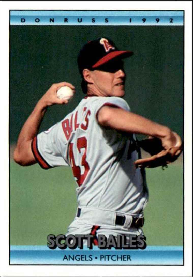 1992 Donruss Scott Bailes California Angels #357