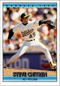 1992 Donruss Steve Chitren Oakland Athletics #385