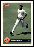 1993 Donruss Baseball Card Jerald Clark San Diego Padres #74