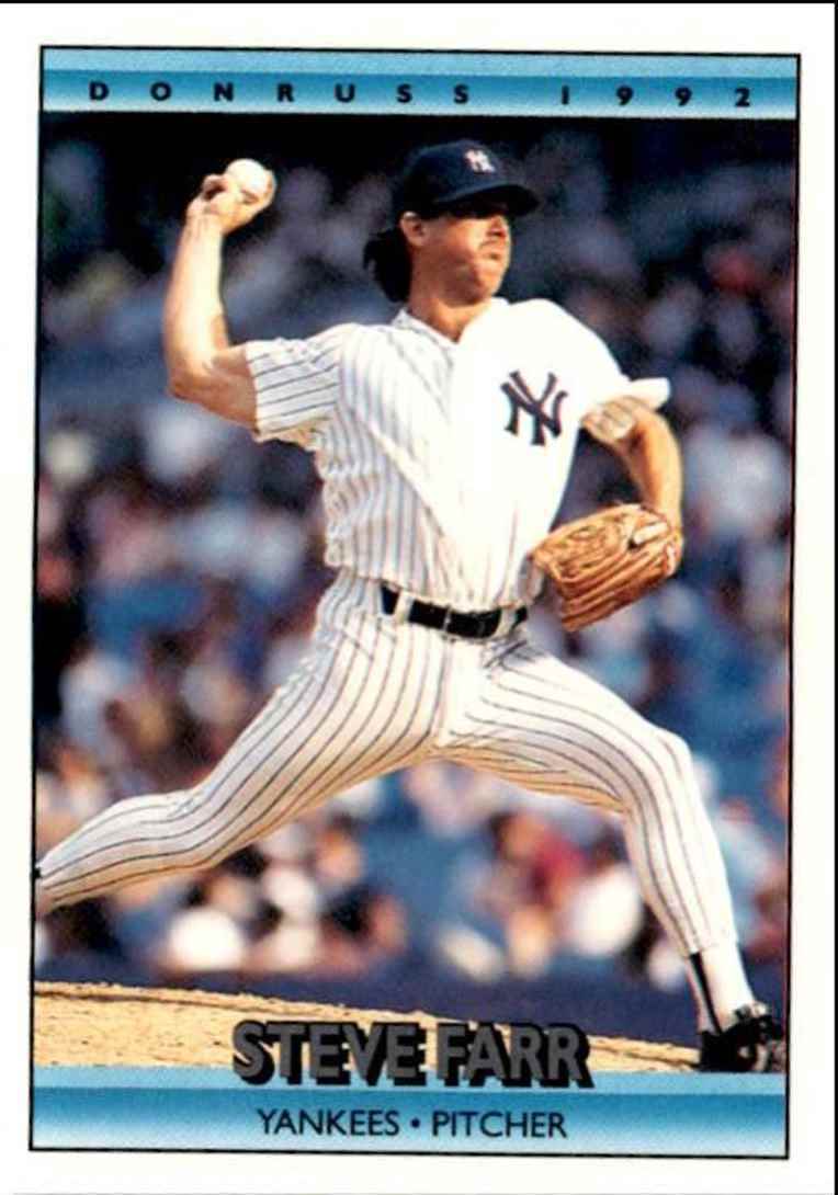 1992 Donruss Steve Farr New York Yankees #735