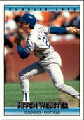1992 Donruss Mitch Webster Los Angeles Dodgers #714
