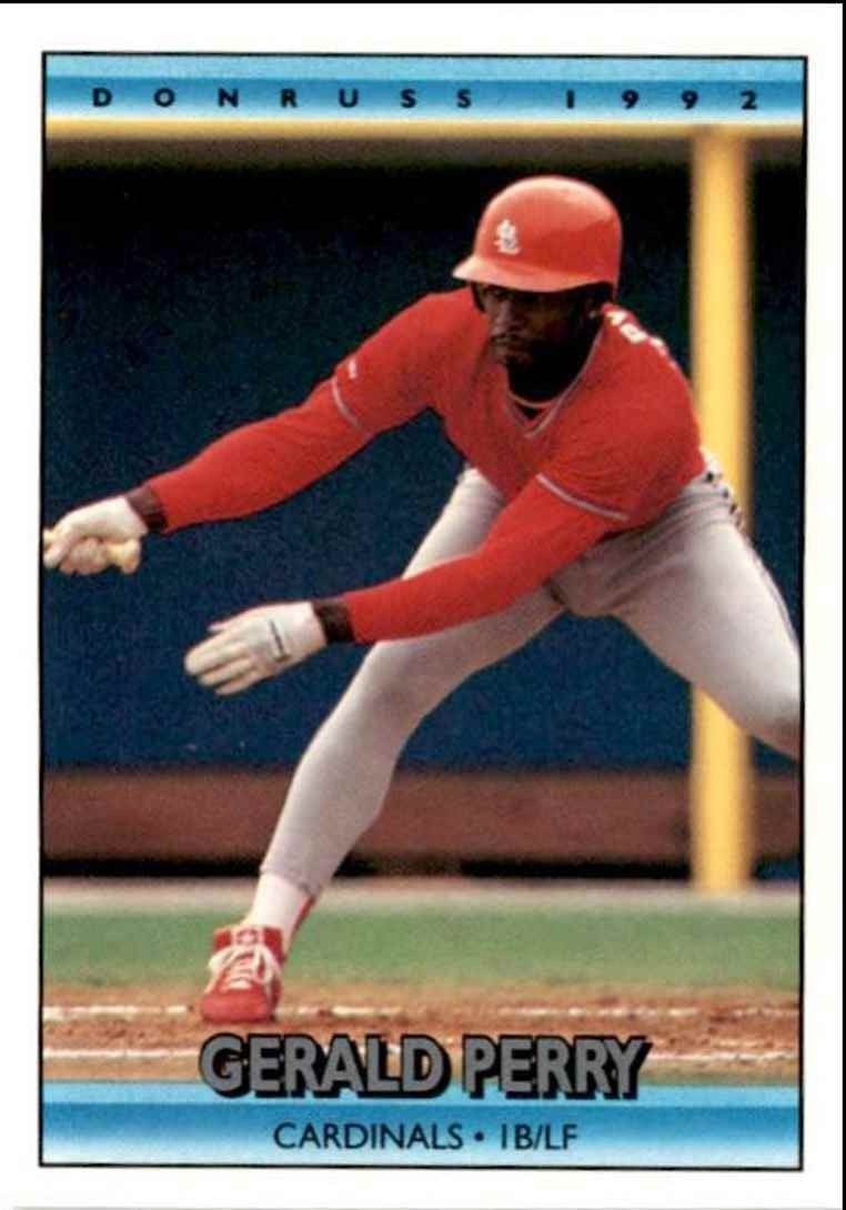 1992 Donruss Gerald Perry St. Louis Cardinals #634