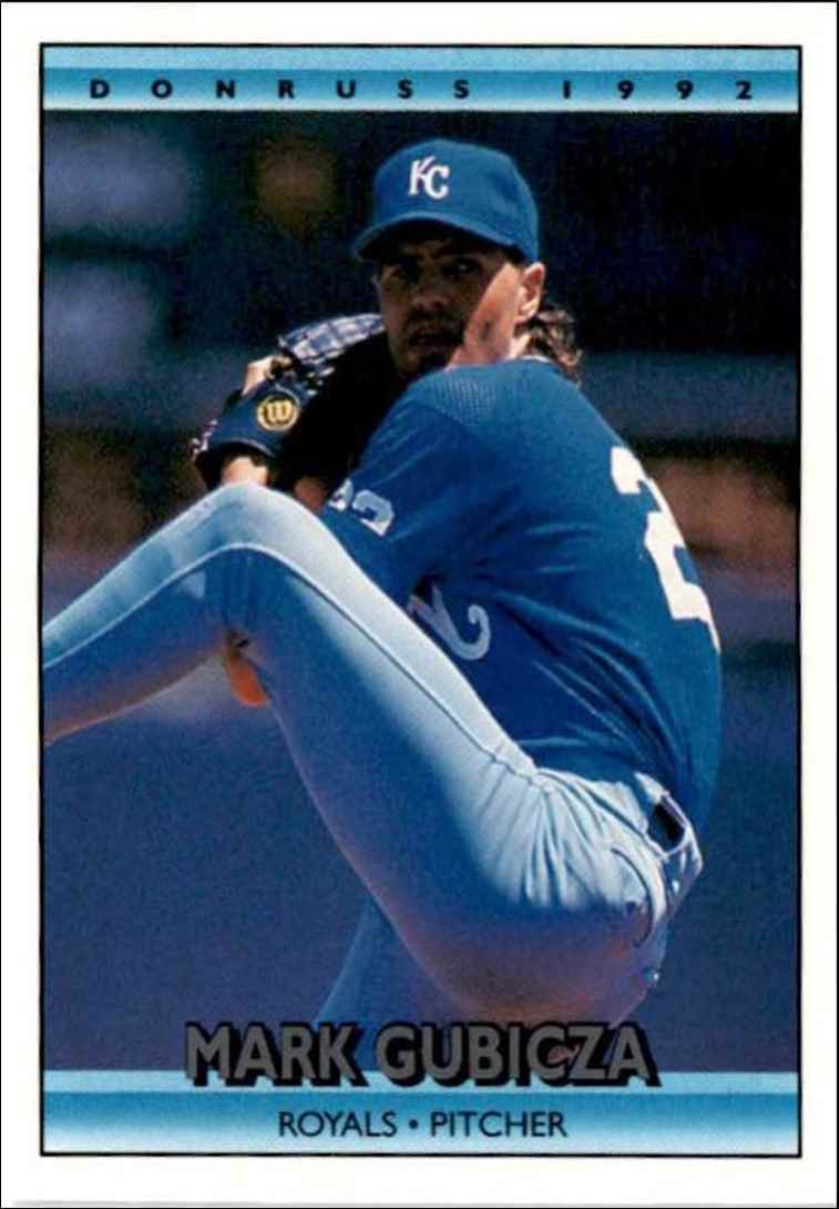 1992 Donruss Mark Gubicza Kansas City Royals #282