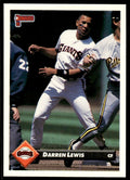 1993 Donruss Baseball Card Darren Lewis San Francisco Giants #392
