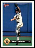 1993 Donruss Baseball Card Andy Van Slyke Pittsburgh Pirates #414