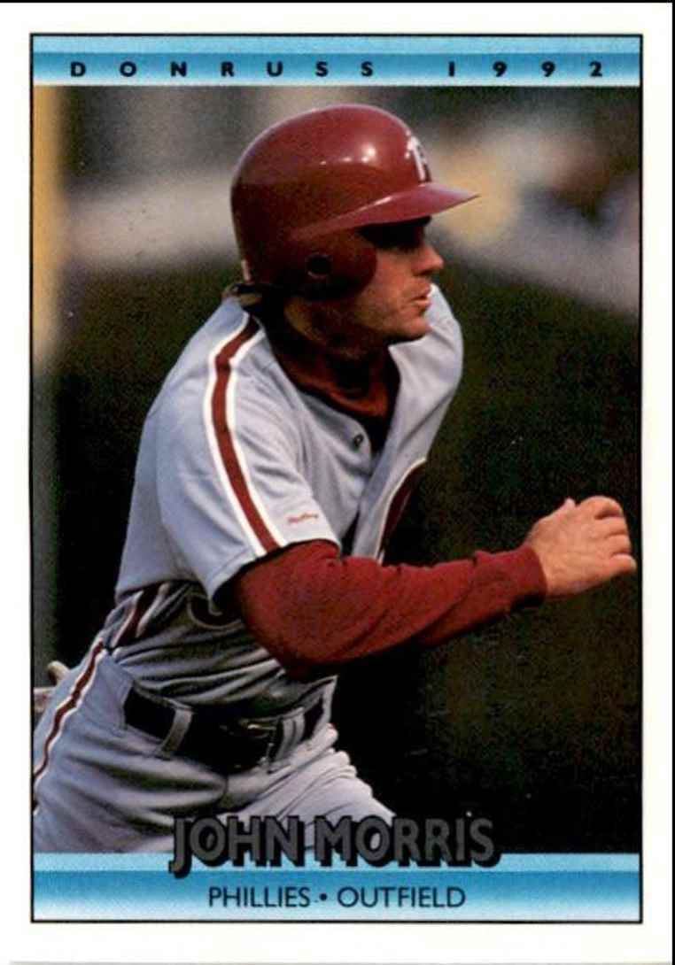 1992 Donruss John Morris Philadelphia Phillies #92