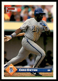 1993 Donruss Baseball Card Chris Gwynn Kansas City Royals #657