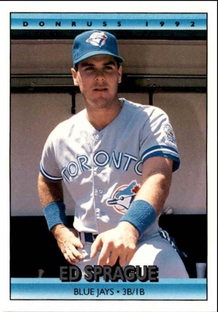 1992 Donruss Ed Sprague Toronto Blue Jays #187