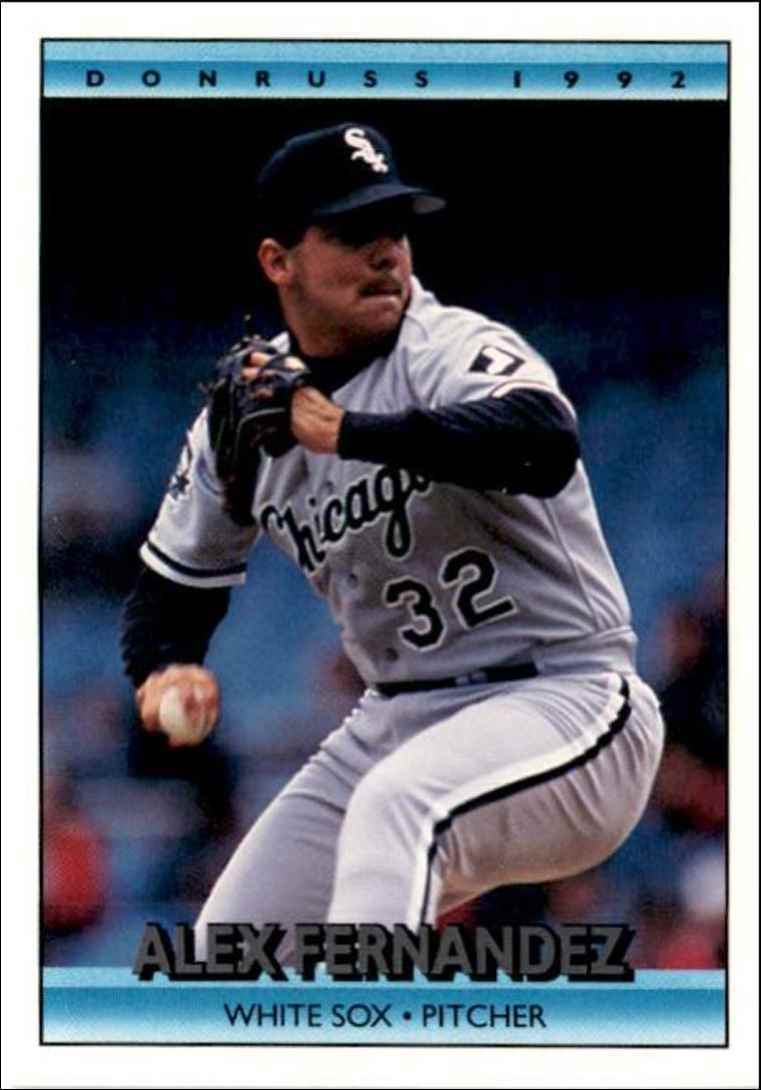 1992 Donruss Alex Fernandez Chicago White Sox #191