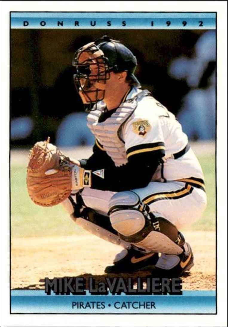 1992 Donruss Mike LaValliere Pittsburgh Pirates #121