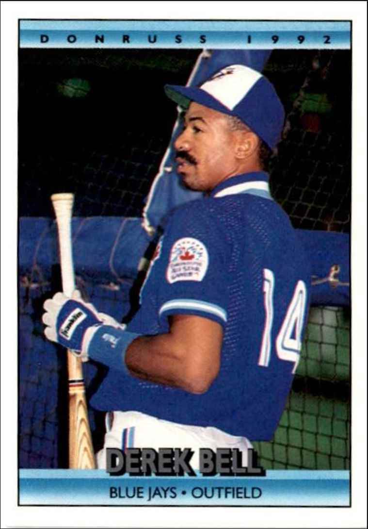 1992 Donruss Derek Bell Toronto Blue Jays #581