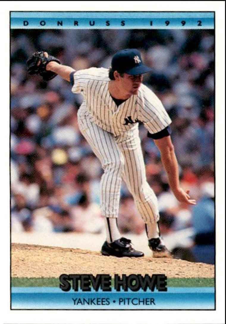 1992 Donruss Steve Howe New York Yankees #106