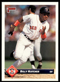 1993 Donruss Baseball Card Billy Hatcher Boston Red Sox #754